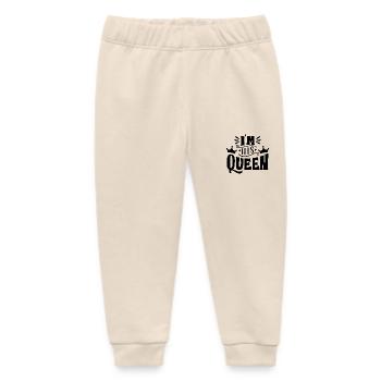 Queen Design - Baby Organic Jogginghose Baby Tumbler von Stanley/Stella - Natur - Vorne