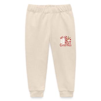 Mein erstes Weihnachten - Baby Organic Jogginghose Baby Tumbler von Stanley/Stella - Natur - Vorne