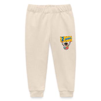 Ich bin 2 Jahre zweiter Geburtstag Roboter - Baby Organic Jogginghose Baby Tumbler von Stanley/Stella - Natur - Vorne
