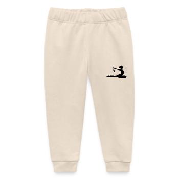 Tänzerhaltung Ausdruck Balance und Körpergefühl - Baby Organic Jogginghose Baby Tumbler von Stanley/Stella - Natur - Vorne