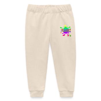 Life's a sketch - draw outside the lines - Baby Organic Sweatpants by Stanley/Stella - soft Ecru - Front
