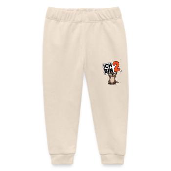 Ich bin 2 Jahre zweiter Geburtstag - Baby Organic Jogginghose Baby Tumbler von Stanley/Stella - Natur - Vorne