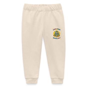 Corruption knows no rules - Baby Organic Sweatpants by Stanley/Stella - soft Ecru - Front