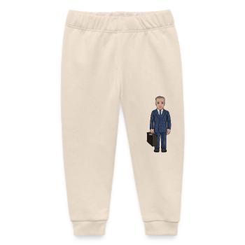 Dag Hammarskjöld - Baby Organic Sweatpants by Stanley/Stella - soft Ecru - Front