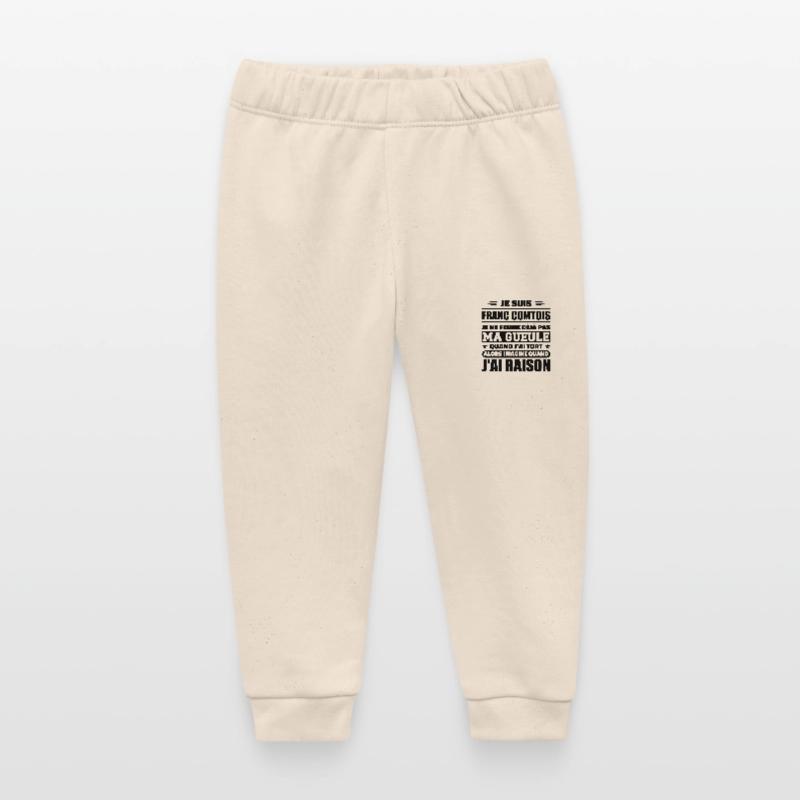 Franc comtois je ferme pas ma gueule franche comté Pantalon de jogging bébé bio Stanley/Stella