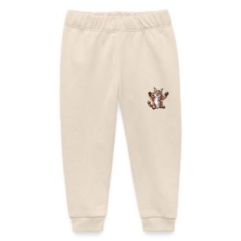 Niedlicher Lachender Luchs - Baby Organic Jogginghose Baby Tumbler von Stanley/Stella - Natur - Vorne