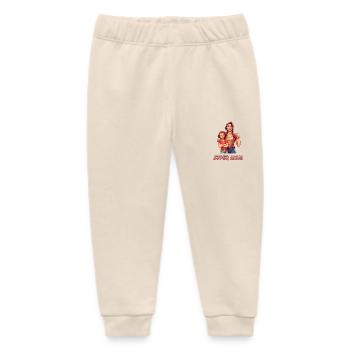 Super Mom - Baby Organic Jogginghose Baby Tumbler von Stanley/Stella - Natur - Vorne