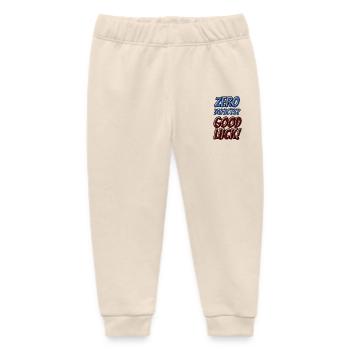 Zero Defects Good luck - Baby Organic Sweatpants by Stanley/Stella - soft Ecru - Front
