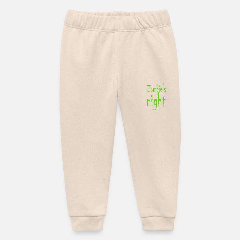 halloween 4 - Pantalon de jogging bébé bio Stanley/Stella - écru doux