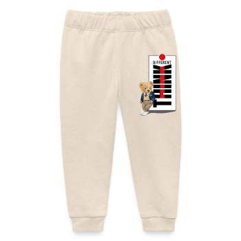 Think different. - Baby Organic Sweatpants by Stanley/Stella - soft Ecru - Front