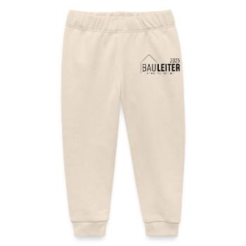 Bauleiter 2025 - Jetzt wird genau hingeschaut - Baby Organic Jogginghose Baby Tumbler von Stanley/Stella - Natur - Vorne