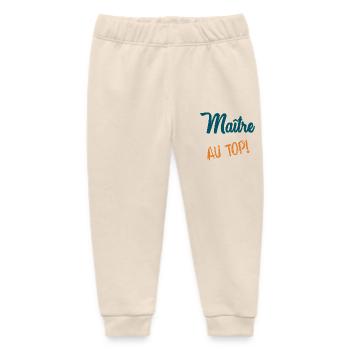 MASTER - Baby Organic Sweatpants by Stanley/Stella - soft Ecru - Front