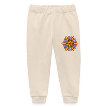 Mandala Meditation Art - Baby Organic Jogginghose Baby Tumbler von Stanley/Stella - Natur - Vorne