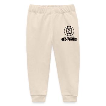 Python GIS Geo-Power Programmierung Geospatial - Baby Organic Jogginghose Baby Tumbler von Stanley/Stella - Natur - Vorne