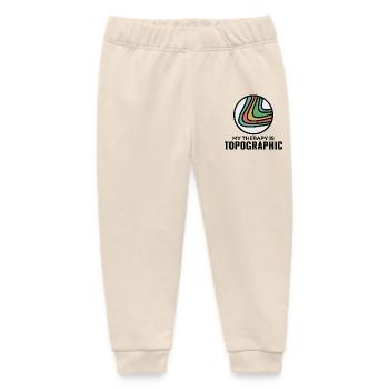 Meine Therapie ist topographisch GIS Höhenlinien Karte - Baby Organic Jogginghose Baby Tumbler von Stanley/Stella - Natur - Vorne