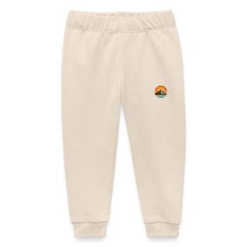 Mountains, nature, sunset - Baby Organic Sweatpants by Stanley/Stella - soft Ecru - Front