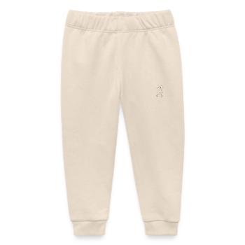 Shy kitten - Baby Organic Sweatpants by Stanley/Stella - soft Ecru - Front