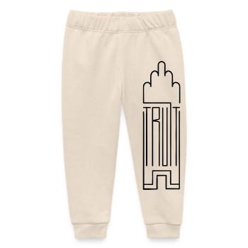 Trust in Tower - Baby Organic Sweatpants by Stanley/Stella - soft Ecru - Front