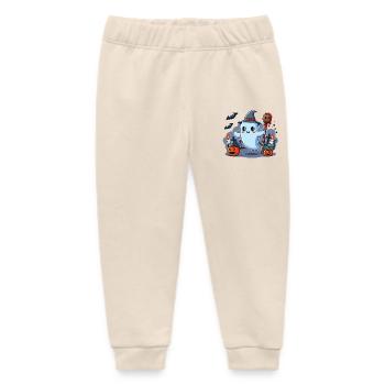 Herr Buh Halloween - Baby Organic Jogginghose Baby Tumbler von Stanley/Stella - Natur - Vorne