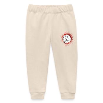 Schwein Tier - Baby Organic Jogginghose Baby Tumbler von Stanley/Stella - Natur - Vorne