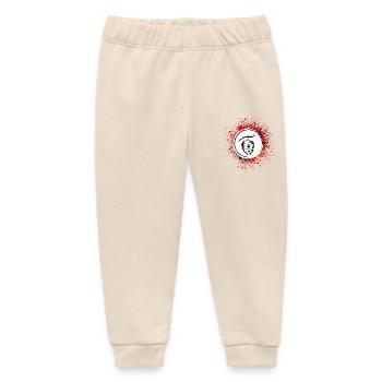 Nid d’abeille mellifère d’apiculteur - Pantalon de jogging bébé bio Stanley/Stella - écru doux - Devant