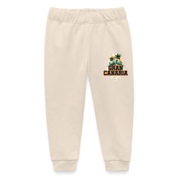Gran Canaria 2025 Palmen - Baby Organic Jogginghose Baby Tumbler von Stanley/Stella - Natur - Vorne