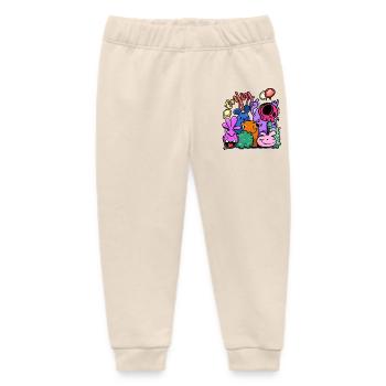 Doodle Enjoy your life!! - Pantalon de jogging bébé bio Stanley/Stella - écru doux - Devant