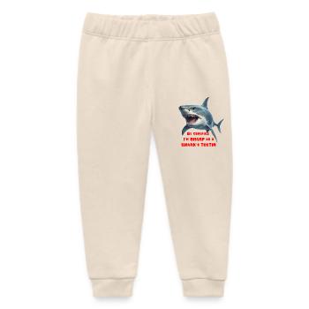 Scharf wie ein Hai - Baby Organic Jogginghose Baby Tumbler von Stanley/Stella - Natur - Vorne