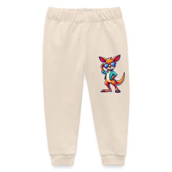 Kangaroo Comic Sonnenbrille - Baby Organic Jogginghose Baby Tumbler von Stanley/Stella - Natur - Vorne