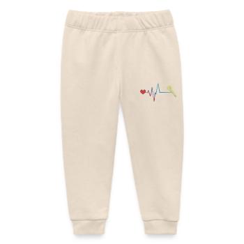 Mikrofon Puls Herzschlag - Baby Organic Jogginghose Baby Tumbler von Stanley/Stella - Natur - Vorne