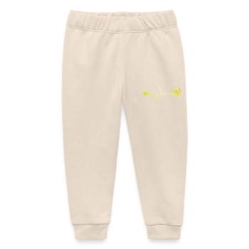 Wikinger Helm Puls Herz Liebe - Baby Organic Jogginghose Baby Tumbler von Stanley/Stella - Natur - Vorne