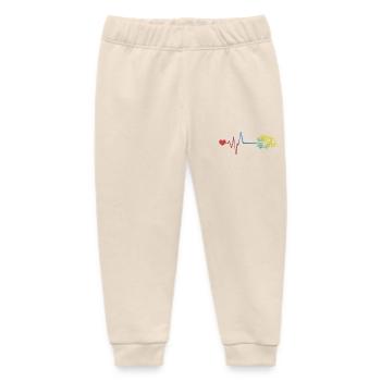 Fire Truck Fire Brigade Puls - Baby Organic Sweatpants by Stanley/Stella - soft Ecru - Front
