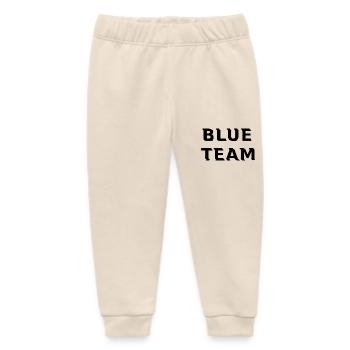 Blue Team black - Baby Organic Jogginghose Baby Tumbler von Stanley/Stella - Natur - Vorne
