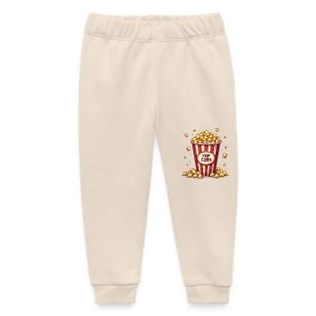 Fasching Popcorn - Kinder - Baby Organic Jogginghose Baby Tumbler von Stanley/Stella - Natur - Vorne