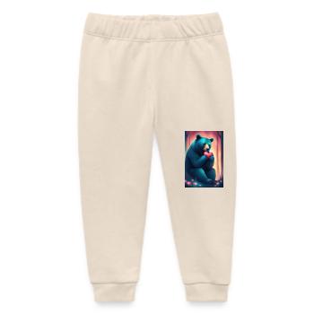 Mama Bär - Baby Organic Jogginghose Baby Tumbler von Stanley/Stella - Natur - Vorne