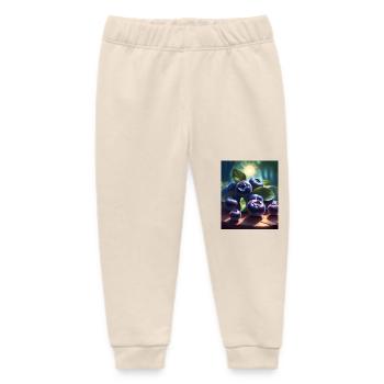 Ein Haufen frisch gepflückter Heidelbeeren - Baby Organic Jogginghose Baby Tumbler von Stanley/Stella - Natur - Vorne