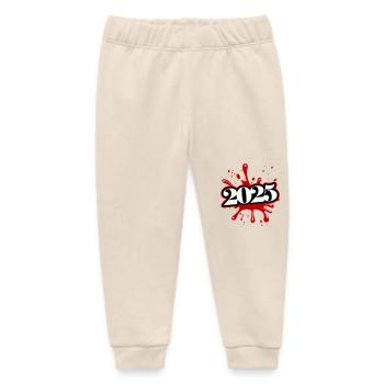 2025 klecks - Baby Organic Jogginghose Baby Tumbler von Stanley/Stella - Natur - Vorne