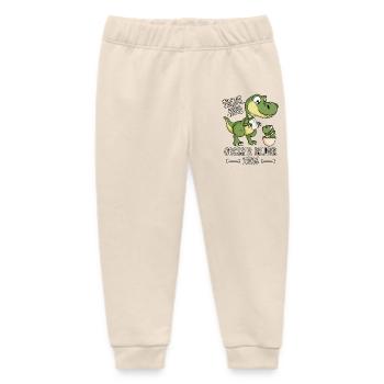 Großer Bruder 2026 Dino Einzelkind Dinosaurier - Baby Organic Jogginghose Baby Tumbler von Stanley/Stella - Natur - Vorne
