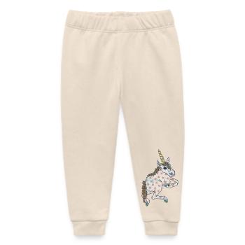 Einhorn mit kleinen gelben Blümchen und Sternchen - Baby Organic Jogginghose Baby Tumbler von Stanley/Stella - Natur - Vorne