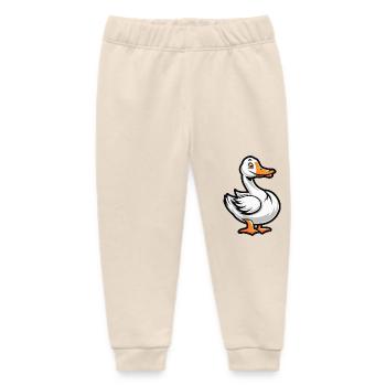Gans Comic - Baby Organic Jogginghose Baby Tumbler von Stanley/Stella - Natur - Vorne