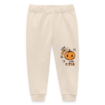 Cutest Pumpkin in the Patch Sweet Pumpkin - Baby Organic Sweatpants by Stanley/Stella - soft Ecru - Front