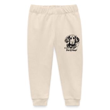 DEUTSCHER WACHTELHUND Jagdhund Jagdhunde Wilsigns - Baby Organic Jogginghose Baby Tumbler von Stanley/Stella - Natur - Vorne