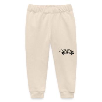 Abschlepper Abschleppwagen Abschleppdienst - Baby Organic Jogginghose Baby Tumbler von Stanley/Stella - Natur - Vorne