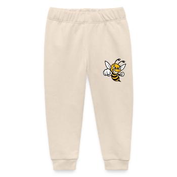 Biene mit Faust - Baby Organic Jogginghose Baby Tumbler von Stanley/Stella - Natur - Vorne