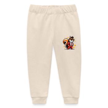 Superstar Eichhörnchen - Baby Organic Jogginghose Baby Tumbler von Stanley/Stella - Natur - Vorne