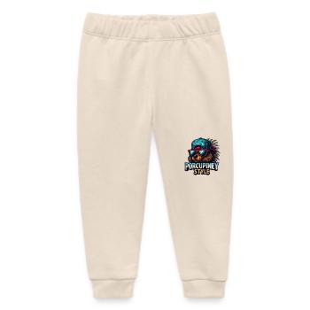 PORCUPINEY STYLE - Baby Organic Sweatpants by Stanley/Stella - soft Ecru - Front