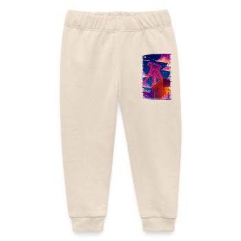 Förderturm Zeche Ruhrpott - Baby Organic Jogginghose Baby Tumbler von Stanley/Stella - Natur - Vorne