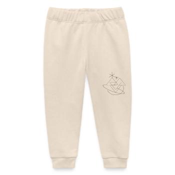 Cycle des matériaux naturels - Pantalon de jogging bébé bio Stanley/Stella - écru doux - Devant