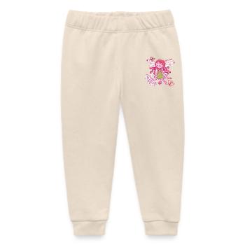 Fée Fille - Pantalon de jogging bébé bio Stanley/Stella - écru doux - Devant
