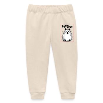 I am a limited edition - Baby Organic Sweatpants by Stanley/Stella - soft Ecru - Front